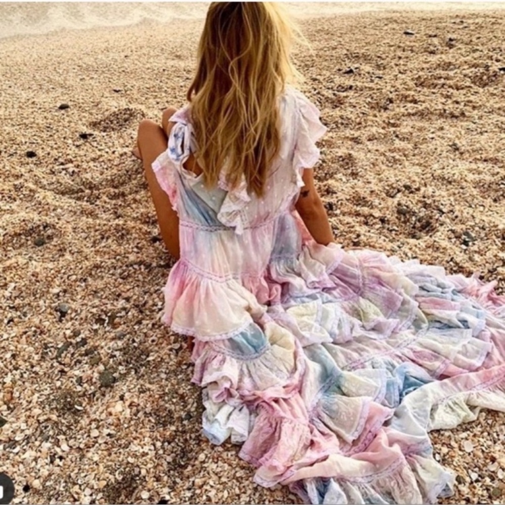 LoveShackFancy India Tie Dye Dress